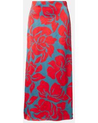 Dries Van Noten - Floral Pencil Skirt - Lyst