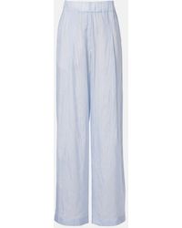 Dries Van Noten - Striped Wide-Leg Pants - Lyst