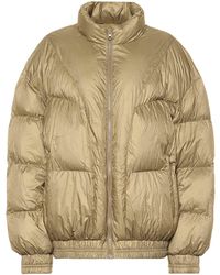 Étoile Isabel Marant "kristen" Down Jacket In Technical Fabric - Natural
