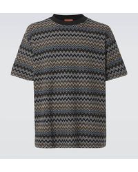Missoni - Camiseta De Jersey De Algodon En Zigzag - Lyst