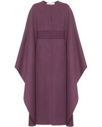 Valentino Wool Cape - Purple