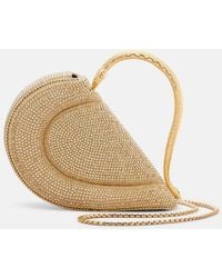 BVLGARI - Serpenti Cuoricino Mini Leather Top-Handle Bag - Lyst