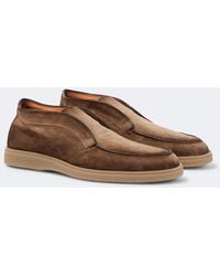 Santoni - Suede Desert Boots - Lyst
