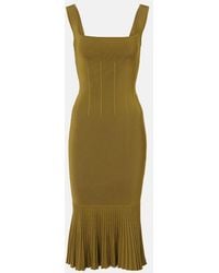 Galvan London - Atalanta Knitted Midi Dress - Lyst