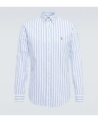 Polo Ralph Lauren Oxford-Hemd aus Baumwolle - Blau