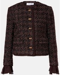 Veronica Beard - Audrina Metallic Tweed Jacket - Lyst