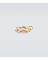 Spinelli Kilcollin Raneth 18kt Gold, Rose Gold, And Sterling Silver Ring - White