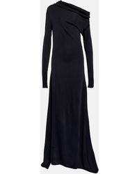 Ferragamo - One-shoulder Jersey Gown - Lyst