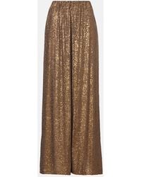 Norma Kamali - Boyfriend-Sweathose Mit Extraweitem Beinsaum - Lyst