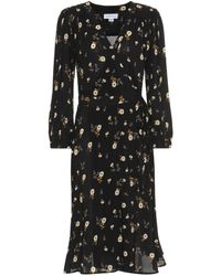 Velvet Wickelkleid Jasmine aus Jersey - Schwarz