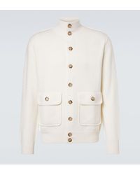 Allude - Wool And Cashmere Jacket - Lyst