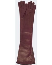 TOTEME - Leather Gloves - Lyst