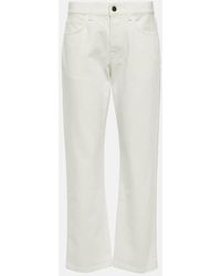 The Row - Goldin Mid-rise Slim Jeans - Lyst