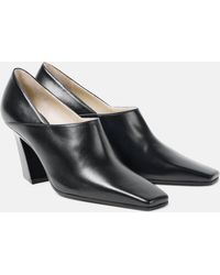 Bottega Veneta - Lewis Leather Square-Toe Pumps - Lyst