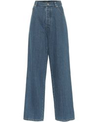Kwaidan Editions High-Rise Jeans mit weitem Bein - Blau