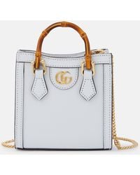 Gucci - Diana Mini Leather Tote Bag - Lyst