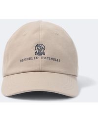 Brunello Cucinelli - Logo Cotton Canvas Baseball Cap - Lyst