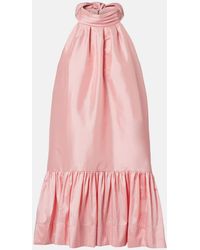 Jonathan Simkhai - Hope Bow-Detail Taffeta Minidress - Lyst