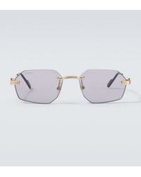 Cartier - Premiere De Cartier Rectangular Sunglasses - Lyst