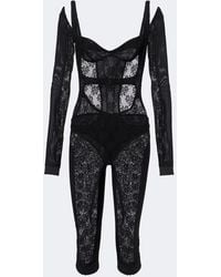 The Attico - Lace Jumpsuit - Lyst