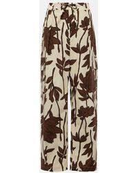 Brunello Cucinelli - Printed Cotton Poplin Cargo Pants - Lyst