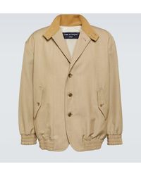 Comme des Garçons - Wool And Mohair Twill Jacket - Lyst