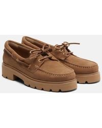 Gianvito Rossi - Segelschuhe Olonne Aus Veloursleder - Lyst