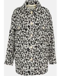 Isabel Marant - Odelino Leopard-print Virgin Wool Jacket - Lyst