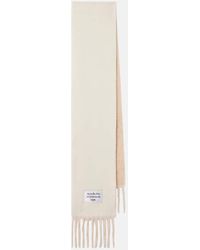 Acne Studios - Logo Fringed Alpaca And Wool-Blend Scarf - Lyst