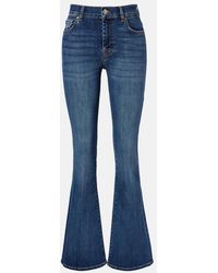 7 For All Mankind - Leggy Bootcut Jeans - Lyst