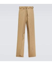 Givenchy - Wide-leg Canvas Chinos - Lyst