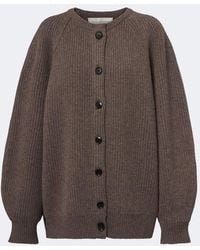 Nour Hammour - Laurel Oversized Cashmere And Wool Cardigan - Lyst