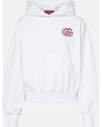 Gucci - Sweatshirt Aus Baumwolljersey Mit Stickerei Und Kapuze, Grösse - Lyst
