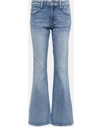Ganni - Mid-rise Flared Jeans - Lyst