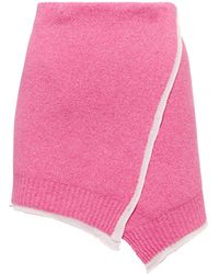 Jacquemus La Jupe Bagnu Toweling Miniskirt - Pink