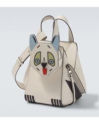 Loewe - X Louis Wain Hammock Leather Top-Handle Bag - Lyst