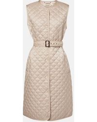 Max Mara - Lauren Belted Quilted Coat - Lyst