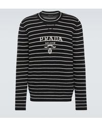 Prada - Pullover aus Kaschmir und Wolle - Lyst