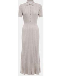 Gabriela Hearst - Robe Midi Amor En Soie Et Cachemire - Lyst