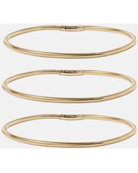 STONE AND STRAND - Liquid Gold Stretch 14kt Gold Bracelet - Lyst