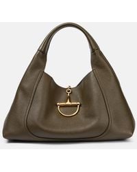 Gucci - Softbit Large Leather Shoulder Bag - Lyst