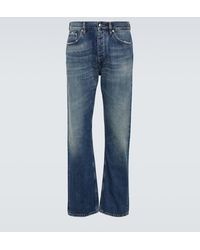 Burberry - Jeans regular a vita media - Lyst