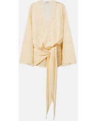 The Attico - Open-Knit Minidress - Lyst