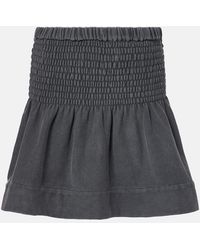 Isabel Marant - Pacifica High-Rise Cotton Miniskirt - Lyst