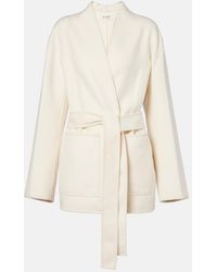 Rohe - Chaqueta De Lana Con Cinturon - Lyst