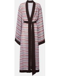 Bananhot - Jim Chevron Cotton Beach Cover-Up - Lyst