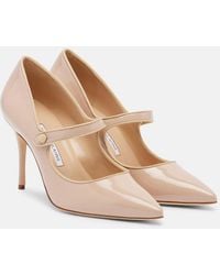 Manolo Blahnik - Campari Patent Leather Mary Jane Pumps - Lyst