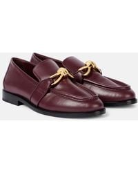 Bottega Veneta - Loafers Astaire Knot Aus Leder - Lyst
