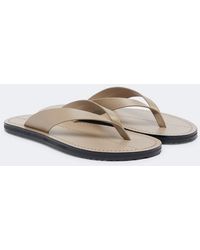 A.Emery - Flora Leather Thong Sandals - Lyst