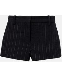 Isabel Marant - Melody Pinstripe Cotton And Wool Shorts - Lyst